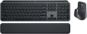 Logitech MX Keys Combo for Business Gen 2 - Wireless Keyboard & Mouse, Bluetooth, Logi Bolt, Quiet Clicks, Full Size, Graphite
