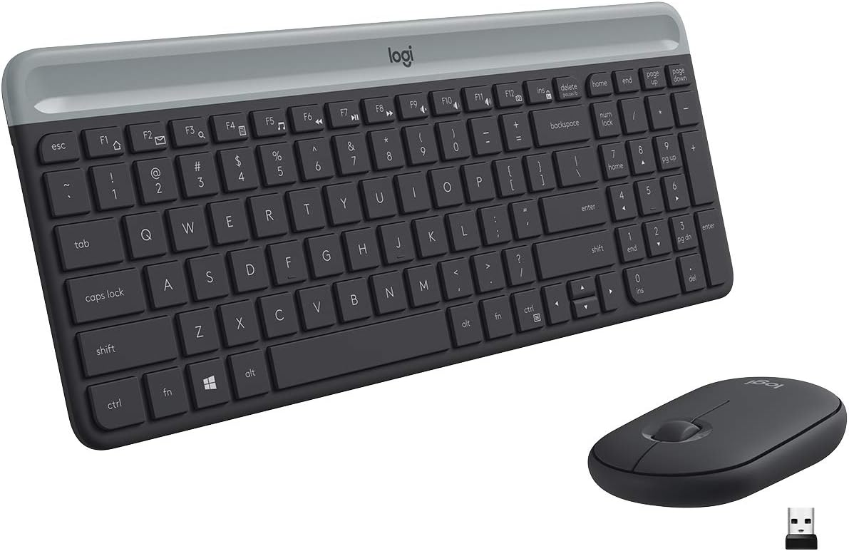 Logitech MK470 Slim Wireless Keyboard and Mouse Combo - Ultra Quiet, 2.4 GHz Wireless, Compact Layout - Image 9