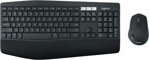 Logitech MK850 Multi-Device Wireless Keyboard and Mouse Combo with 2.4GHz Wireless & Bluetooth, 12 Programmable Keys, 3-Year Battery Life