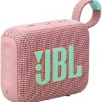 JBL GO 4 Portable Bluetooth Speaker JBLGO4PINK with AURACAST, 15H Playtime, Powerful Sound