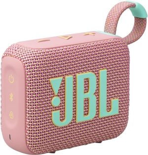 JBL GO 4 Portable Bluetooth Speaker JBLGO4PINK with AURACAST, 15H Playtime, Powerful Sound