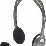 Logitech H110 Stereo Headset 981 000214 with Adjustable Size (S, M, L)
