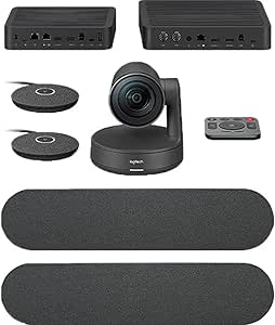 Logitech Rally Plus 960-001225 Premium Ultra-HD Conference Cam System with Automatic Camera Control