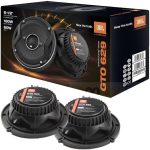 JBL GTO629 6.5" Grand Touring Series 2-Way Car Audio Speakers - 360W MAX Power