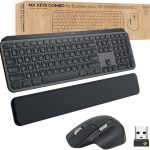 Logitech MX Keys Combo for Business Gen 2 - Wireless Keyboard & Mouse, Bluetooth, Logi Bolt, Quiet Clicks, Graphite