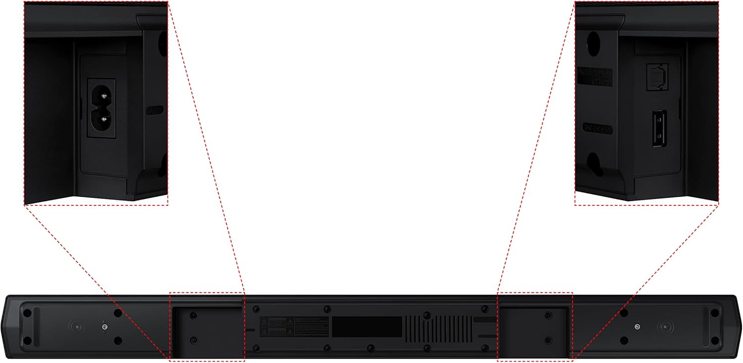 Samsung HW-B450/ZN 2.1Ch Wireless Soundbar with Dolby Audio, DTS 2.0, and Bluetooth Connectivity - Image 6