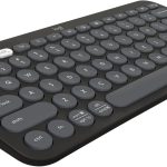 Logitech Pebble Keys 2 K380s Multi-Device Bluetooth Wireless Keyboard with Customizable Shortcuts, Slim and Portable