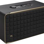 JBL Authentics 500 JBLAUTH500BLKUK - Premium Smart Wi-Fi & Bluetooth Speaker with Dolby Atmos, Powerful Sound, and Iconic Retro Design