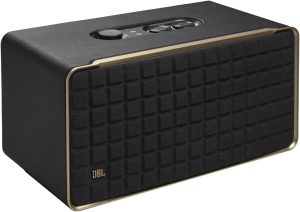 JBL Authentics 500 JBLAUTH500BLKUK - Premium Smart Wi-Fi & Bluetooth Speaker with Dolby Atmos, Powerful Sound, and Iconic Retro Design