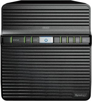 Synology DS423 4-Bay Desktop NAS with Efficient Data Storage and Backup