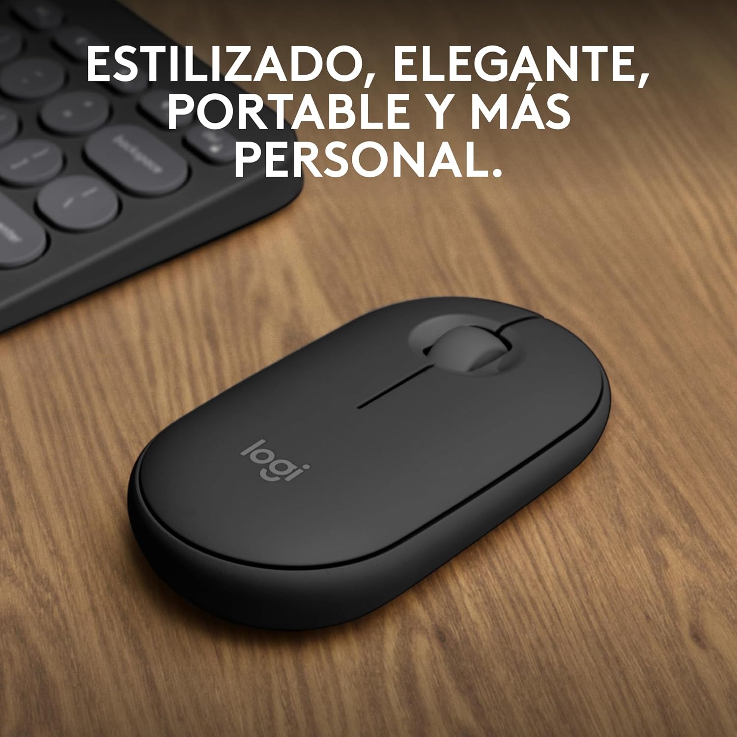 Logitech Pebble Mouse 2 M350s - Bluetooth Wireless, Lightweight, Customizable, Compatible with Windows, macOS, iPadOS, Android, ChromeOS - Image 2