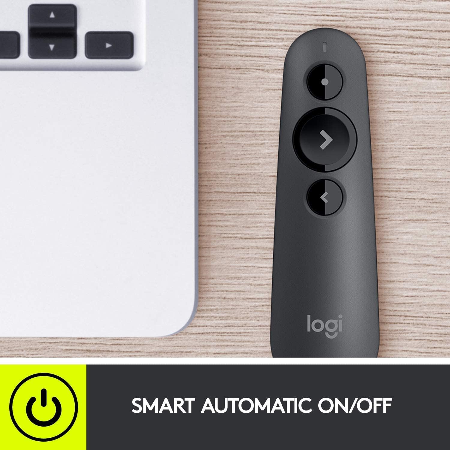 Logitech R500s Laser Presentation Remote Clicker with Dual Connectivity Bluetooth & USB - Image 2