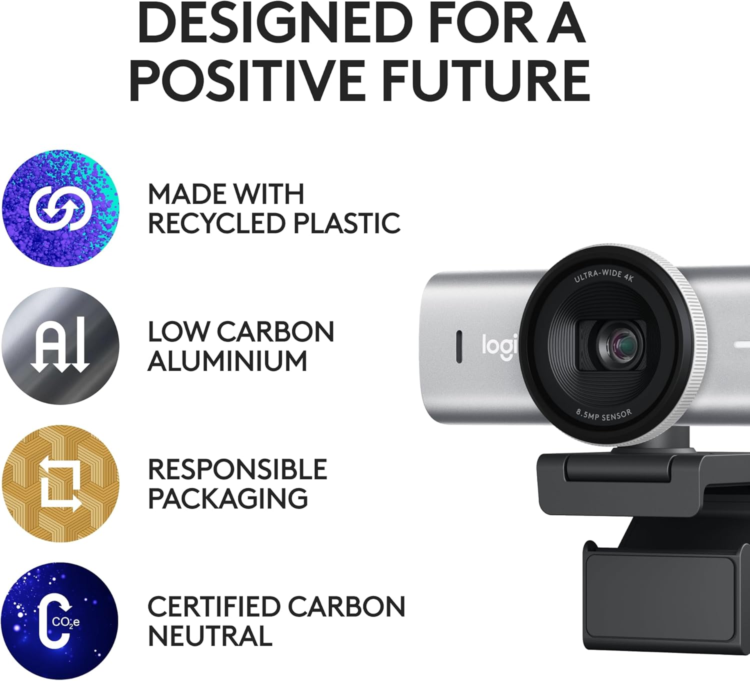 Logitech MX Brio Ultra HD 4K Webcam with 1080p 60 FPS, Dual Noise-Reducing Mics, USB-C - Image 10