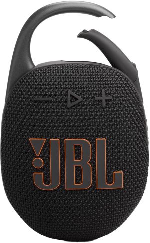 JBL Clip 5 Waterproof Bluetooth Speaker JBLCLIP5BLK - Ultra-Portable, 12H Playtime, AURACAST