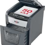 Rexel 2020050X 20L Automatic Feed Paper Shredder - 50 Sheet Capacity, P-4 Security, 1 Year Warranty
