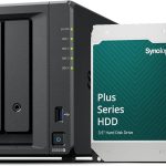 Synology DS925+ 4-Bay DiskStation NAS with AMD Ryzen Embedded V1500B Quad-Core, 4GB RAM, 2x RJ-45 1GbE LAN Ports - 16TB Bundle with 4x HAT3300-4T