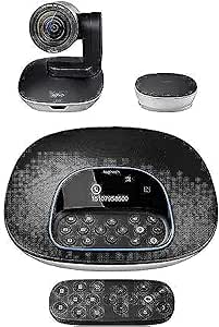 Logitech GROUP Video Conferencing Camera - 1080p HD Webcam for Mid to Large Meeting Rooms