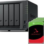 Synology DS925+ NAS with Ryzen V1500B, 4GB RAM, 4-Bay 32TB Bundle with 4X 8TB Seagate Ironwolf HDDs