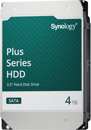 Synology HAT3300 4TB HDD - 5400 RPM, 1 Million Hours MTBF, 180TB/Year Workload
