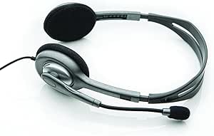 Logitech Stereo Headset H110 (981-000271) - Wired with 2-Year Warranty