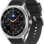 Samsung Galaxy Watch8 Classic 46mm Black Bluetooth Smartwatch with 3nm Processor, Rotating Bezel, and Quick Button