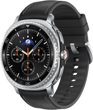 Samsung Galaxy Watch8 Classic 46mm Black Bluetooth Smartwatch with 3nm Processor, Rotating Bezel, and Quick Button