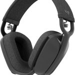 Logitech Zone Vibe 100 Wireless Over-Ear Headphones with Noise-Cancelling Mic, Multipoint Bluetooth