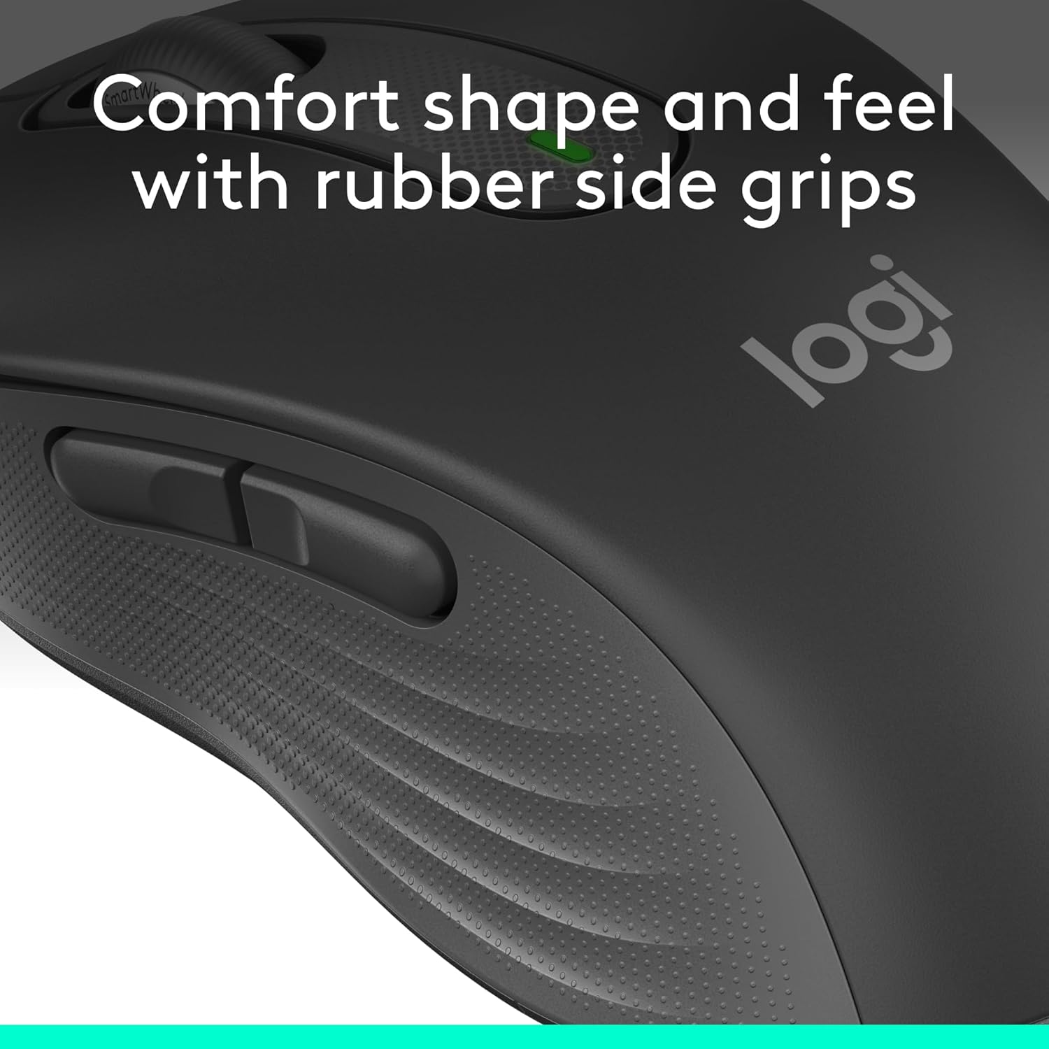 Logitech Signature M650 Wireless Mouse - Silent Clicks, Customisable Side Buttons, Bluetooth, 2-Year Battery - Image 8