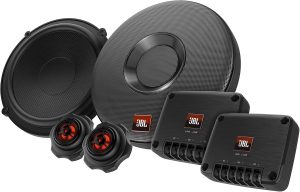 JBL CLUB605CSQ 2-Way Car Audio System with 285W Power, 160mm Carbon Fibre Woofer, Silk Dome Tweeter