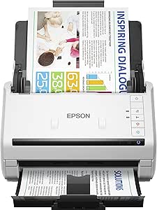Epson Workforce DS-770II USB 3.0 Scanner with 600 DPI and 30-bit Color Depth