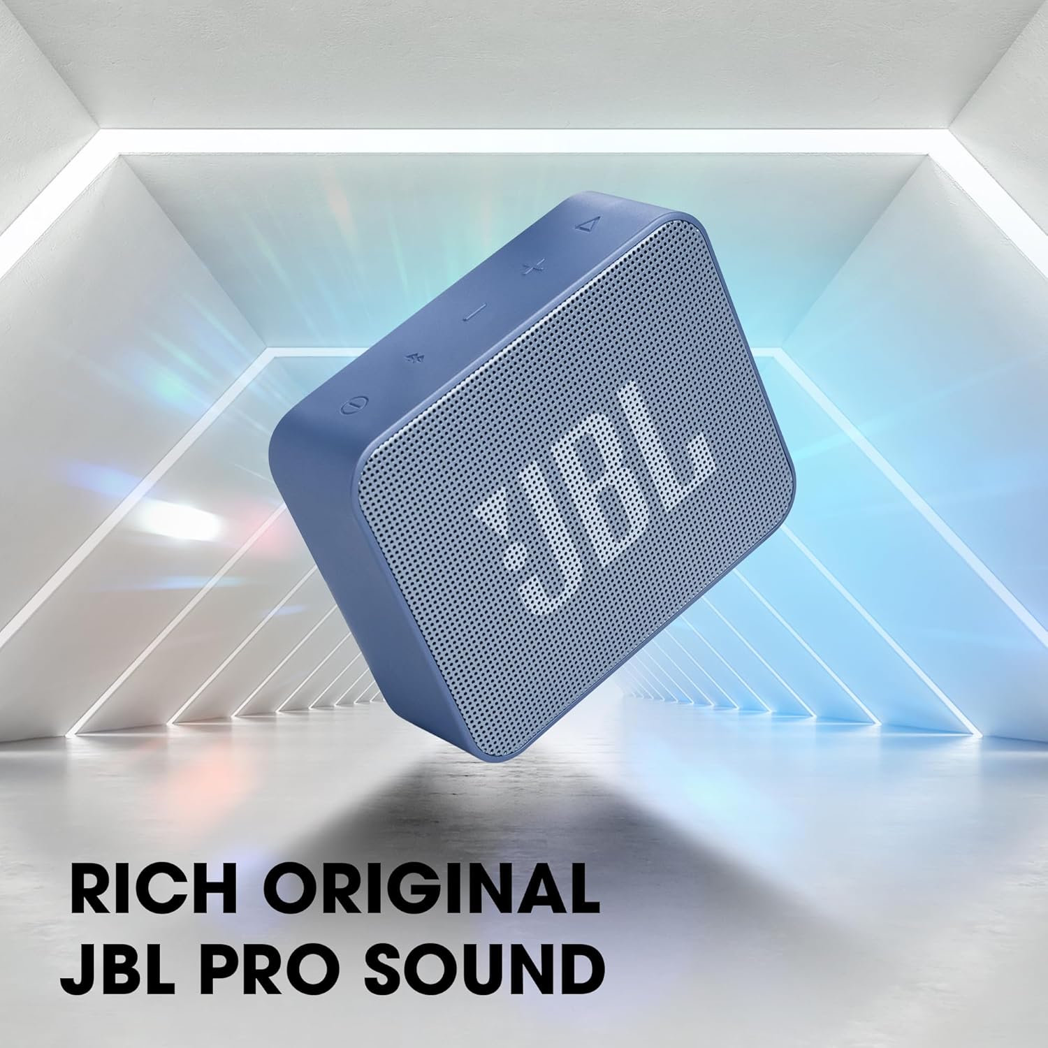JBL Go Essential Portable Waterproof Speaker JBLGOESBLU - Wireless Bluetooth, IPX7 Waterproof, 5-Hour Battery - Image 6