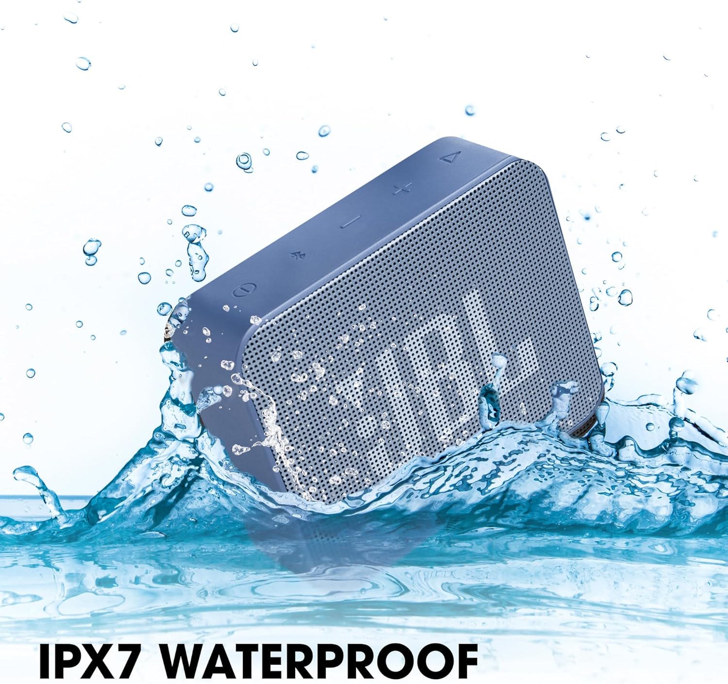 JBL Go Essential Portable Waterproof Speaker JBLGOESBLU - Wireless Bluetooth, IPX7 Waterproof, 5-Hour Battery - Image 8