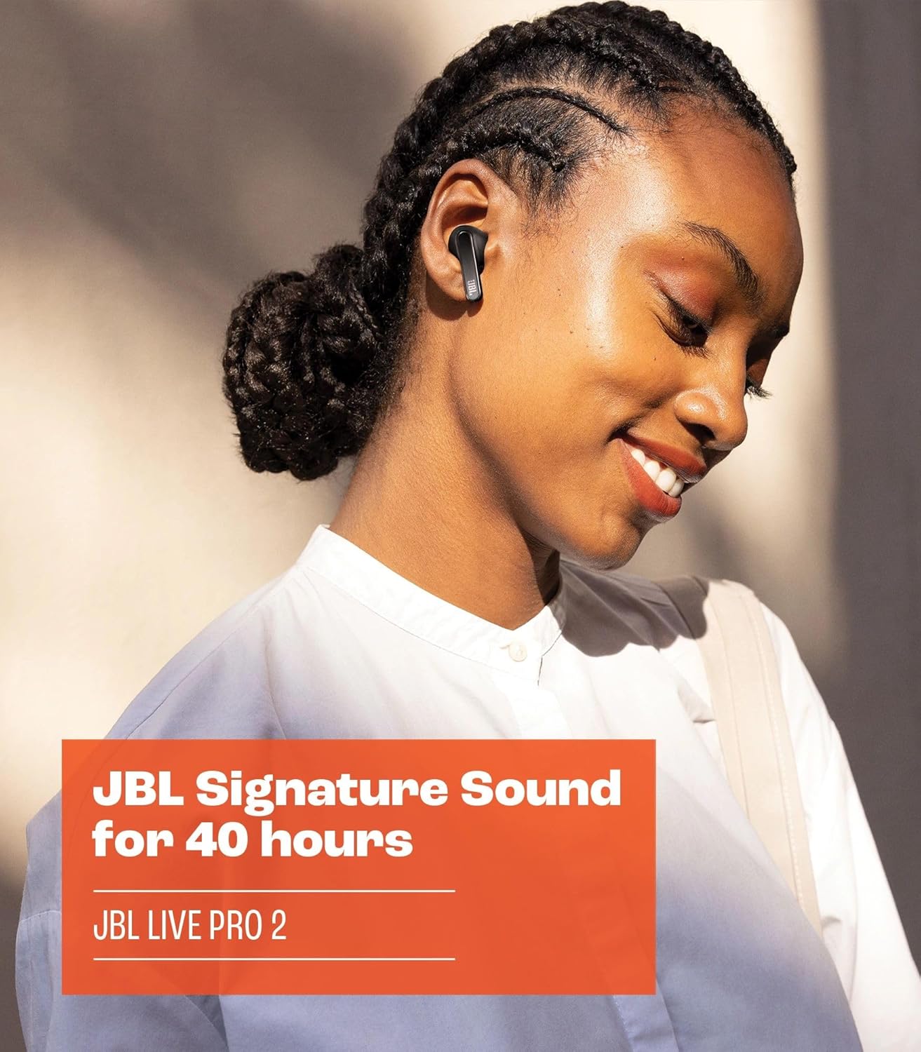 JBL Live Pro 2 True Wireless Earbuds JBLLIVEPRO2ROS with Noise Cancelling, 40H Battery, 6 Mics, Multi-Point, IPX5 - Image 7
