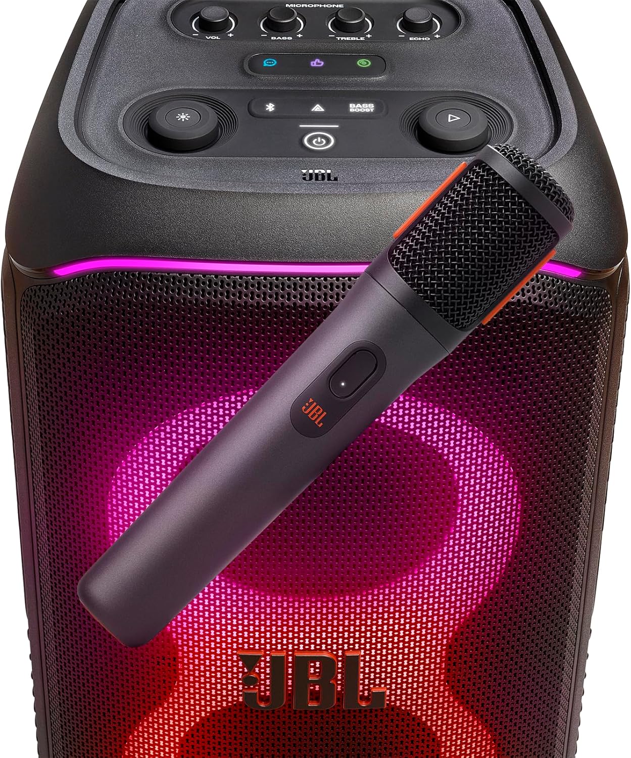 JBL PARTYBOX WIRELESS MIC JBLPBWIRELESSMIC - Rechargeable Battery, Digital Wireless Microphones, Black - Image 6